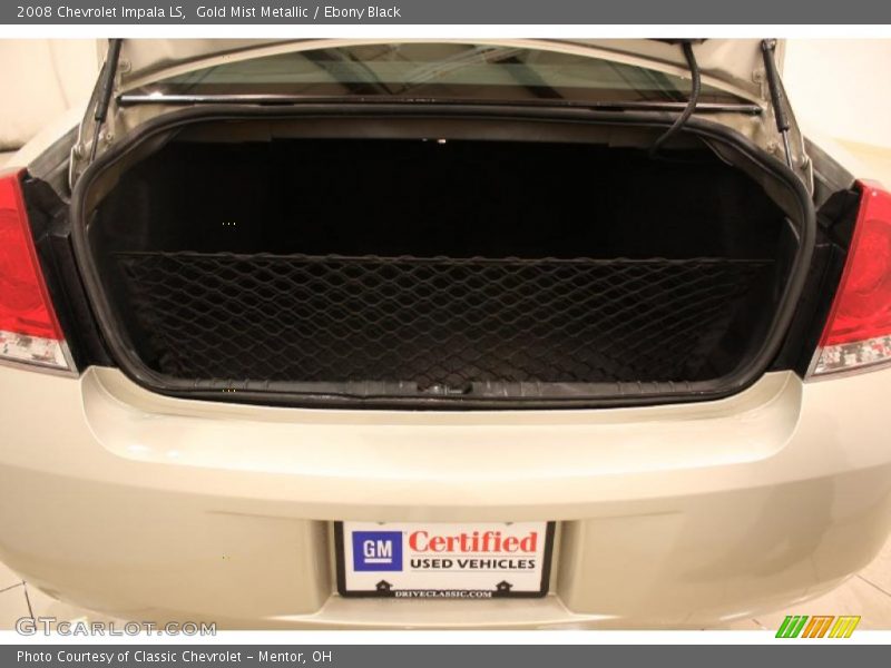 Gold Mist Metallic / Ebony Black 2008 Chevrolet Impala LS