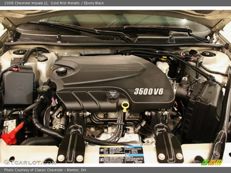 Gold Mist Metallic / Ebony Black 2008 Chevrolet Impala LS