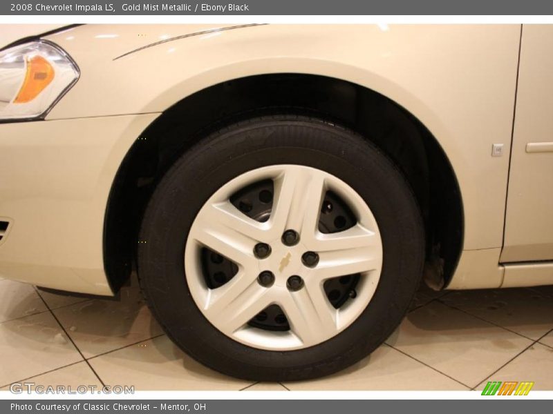 Gold Mist Metallic / Ebony Black 2008 Chevrolet Impala LS