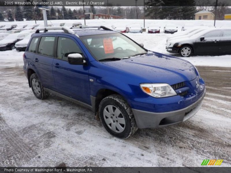 Electric Blue / Charcoal 2005 Mitsubishi Outlander LS AWD