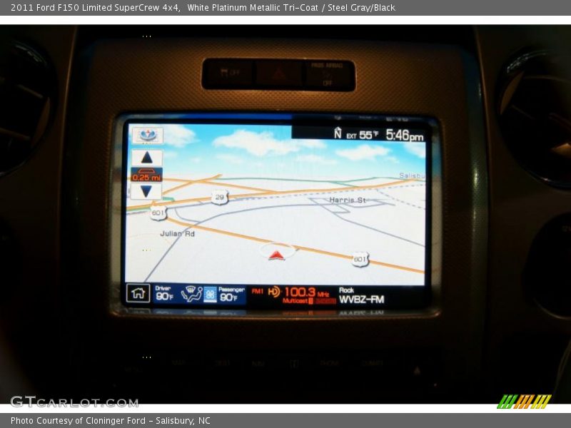 Navigation of 2011 F150 Limited SuperCrew 4x4