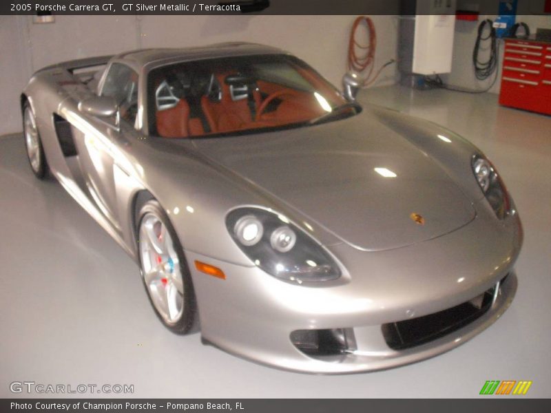 GT Silver Metallic / Terracotta 2005 Porsche Carrera GT