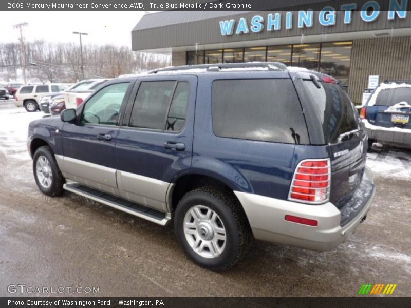 True Blue Metallic / Dark Graphite 2003 Mercury Mountaineer Convenience AWD