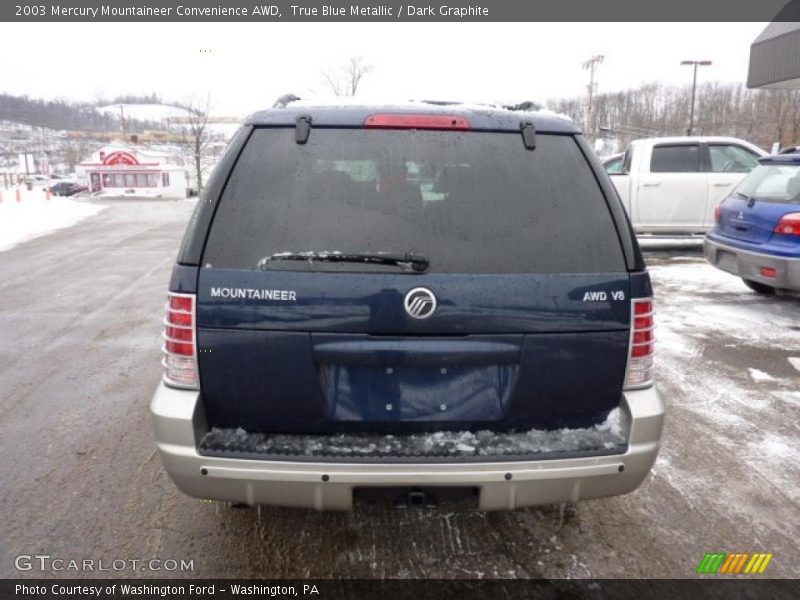 True Blue Metallic / Dark Graphite 2003 Mercury Mountaineer Convenience AWD