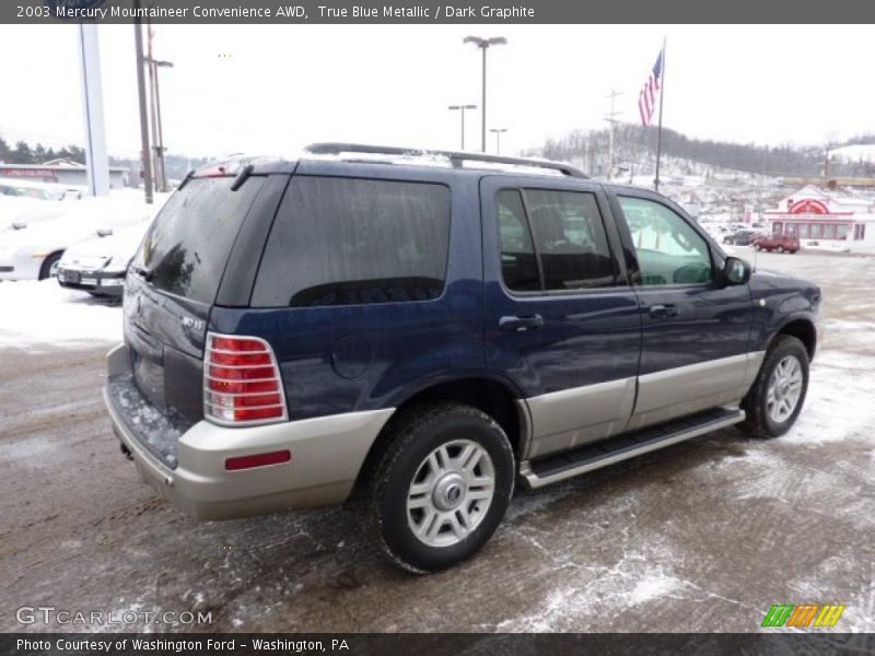 True Blue Metallic / Dark Graphite 2003 Mercury Mountaineer Convenience AWD