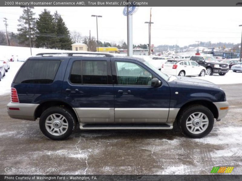 True Blue Metallic / Dark Graphite 2003 Mercury Mountaineer Convenience AWD