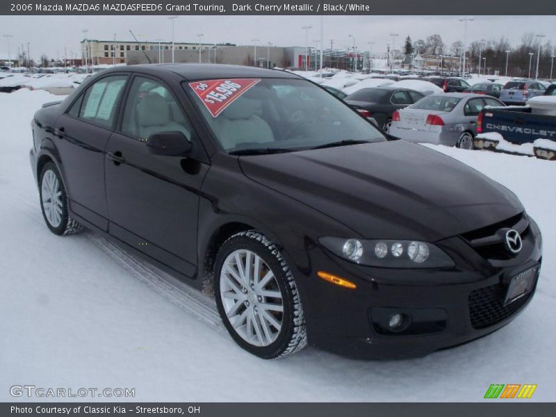 Dark Cherry Metallic / Black/White 2006 Mazda MAZDA6 MAZDASPEED6 Grand Touring