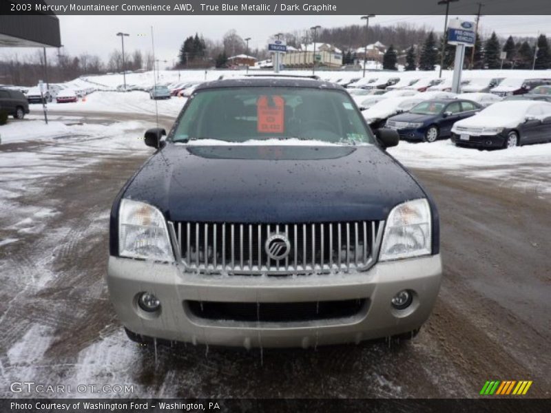 True Blue Metallic / Dark Graphite 2003 Mercury Mountaineer Convenience AWD