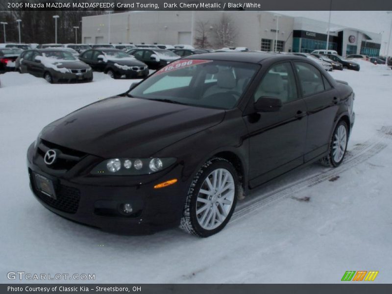 Dark Cherry Metallic / Black/White 2006 Mazda MAZDA6 MAZDASPEED6 Grand Touring