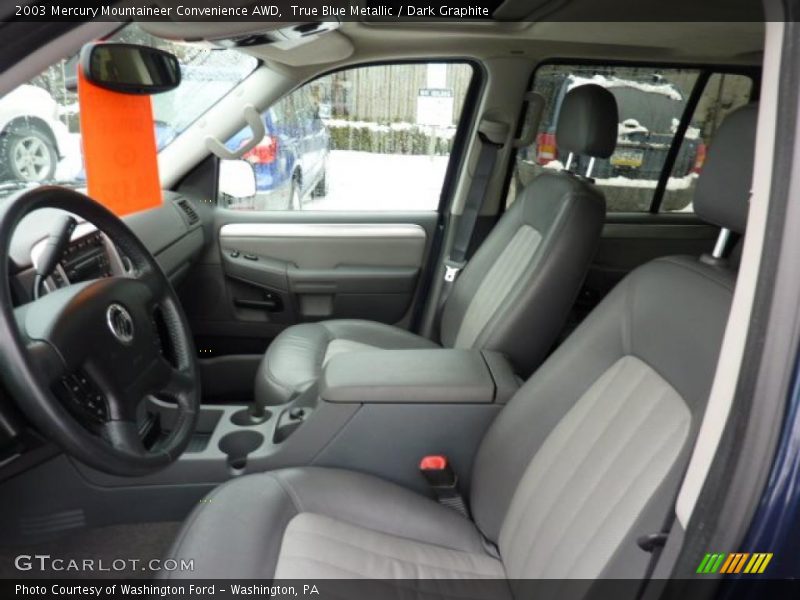 True Blue Metallic / Dark Graphite 2003 Mercury Mountaineer Convenience AWD