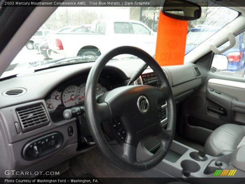 True Blue Metallic / Dark Graphite 2003 Mercury Mountaineer Convenience AWD