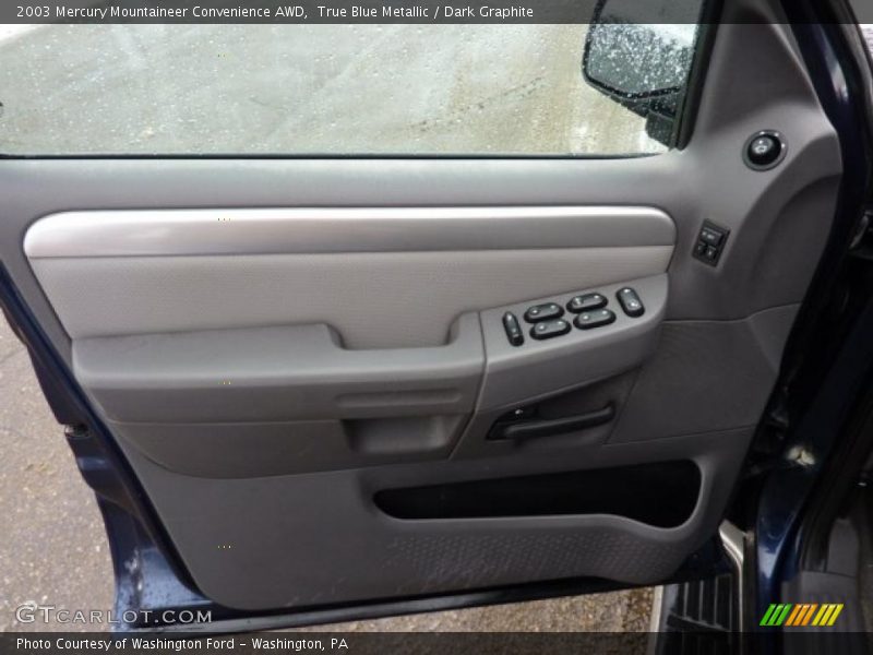 True Blue Metallic / Dark Graphite 2003 Mercury Mountaineer Convenience AWD