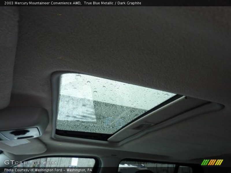 True Blue Metallic / Dark Graphite 2003 Mercury Mountaineer Convenience AWD