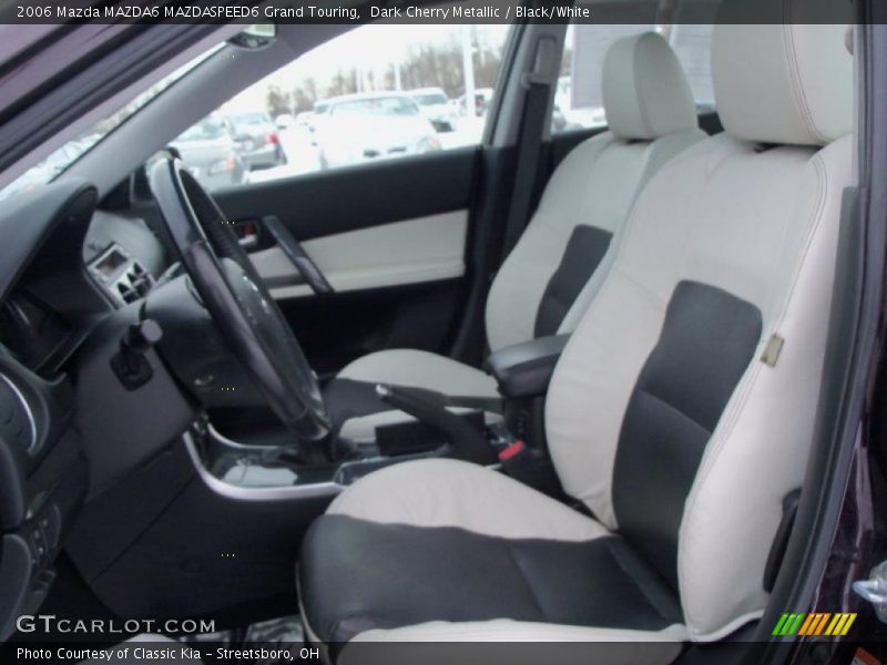 Dark Cherry Metallic / Black/White 2006 Mazda MAZDA6 MAZDASPEED6 Grand Touring
