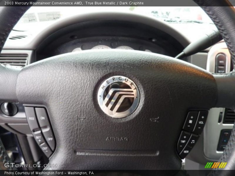 True Blue Metallic / Dark Graphite 2003 Mercury Mountaineer Convenience AWD