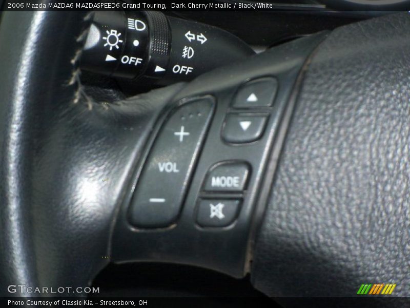 Dark Cherry Metallic / Black/White 2006 Mazda MAZDA6 MAZDASPEED6 Grand Touring