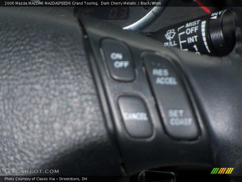 Dark Cherry Metallic / Black/White 2006 Mazda MAZDA6 MAZDASPEED6 Grand Touring