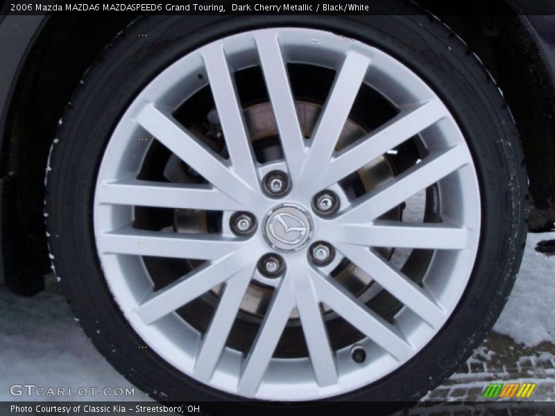 Dark Cherry Metallic / Black/White 2006 Mazda MAZDA6 MAZDASPEED6 Grand Touring