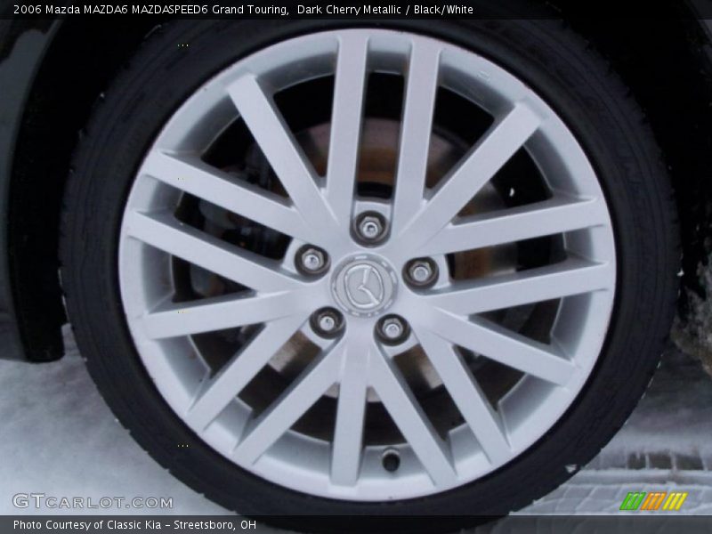 Dark Cherry Metallic / Black/White 2006 Mazda MAZDA6 MAZDASPEED6 Grand Touring