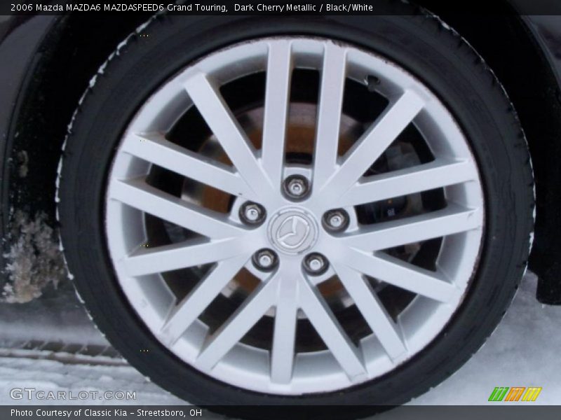 Dark Cherry Metallic / Black/White 2006 Mazda MAZDA6 MAZDASPEED6 Grand Touring