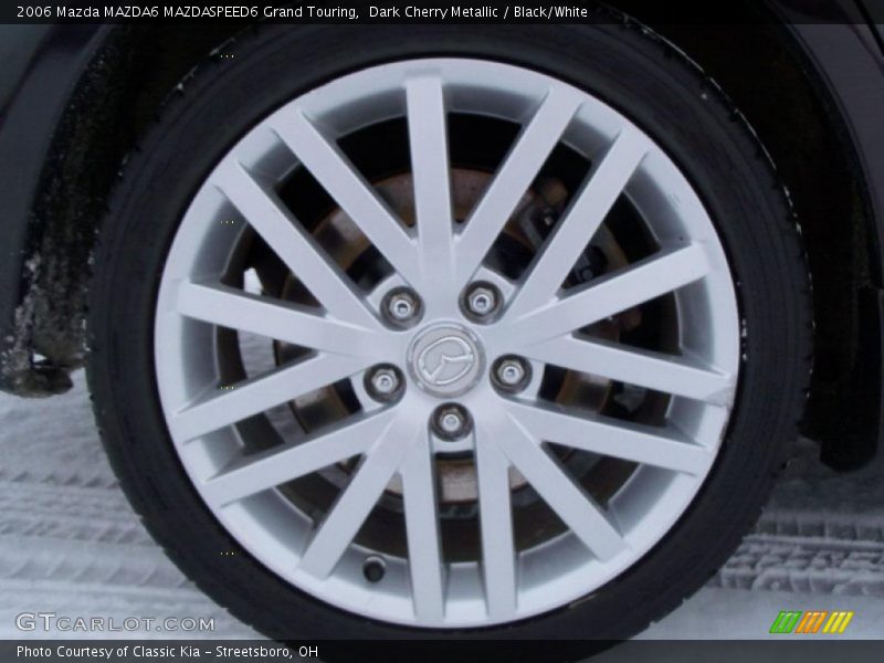 Dark Cherry Metallic / Black/White 2006 Mazda MAZDA6 MAZDASPEED6 Grand Touring