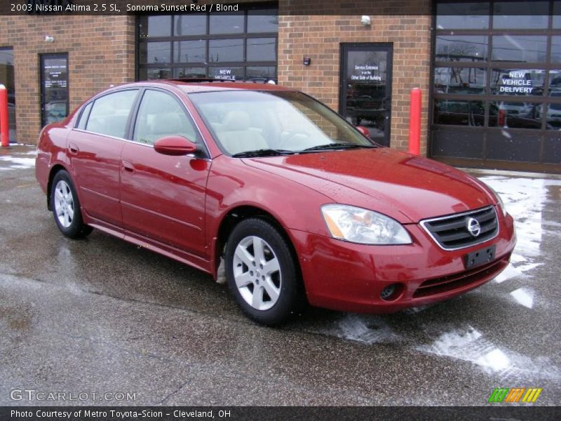 Sonoma Sunset Red / Blond 2003 Nissan Altima 2.5 SL