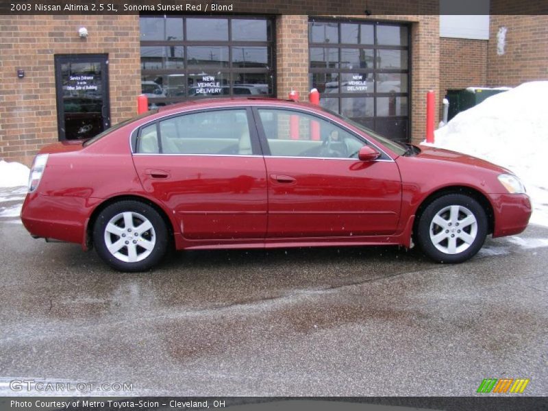Sonoma Sunset Red / Blond 2003 Nissan Altima 2.5 SL