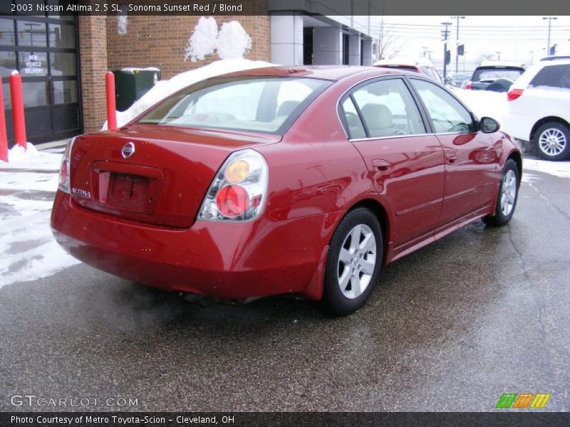 Sonoma Sunset Red / Blond 2003 Nissan Altima 2.5 SL