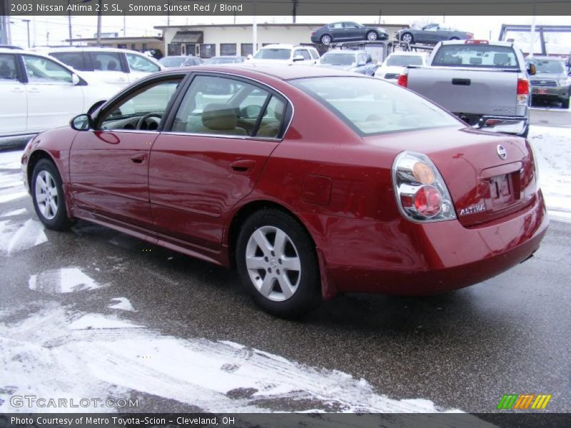 Sonoma Sunset Red / Blond 2003 Nissan Altima 2.5 SL