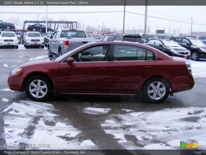 Sonoma Sunset Red / Blond 2003 Nissan Altima 2.5 SL