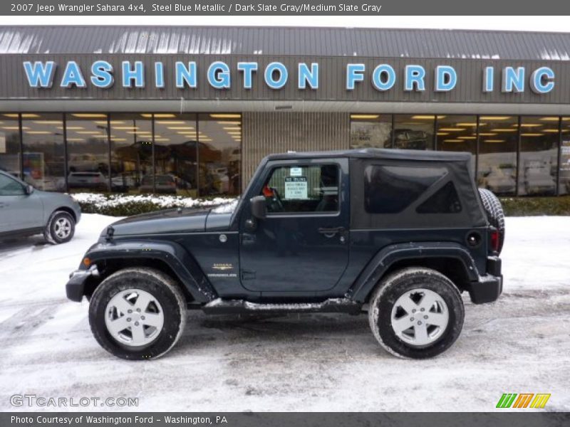 Steel Blue Metallic / Dark Slate Gray/Medium Slate Gray 2007 Jeep Wrangler Sahara 4x4