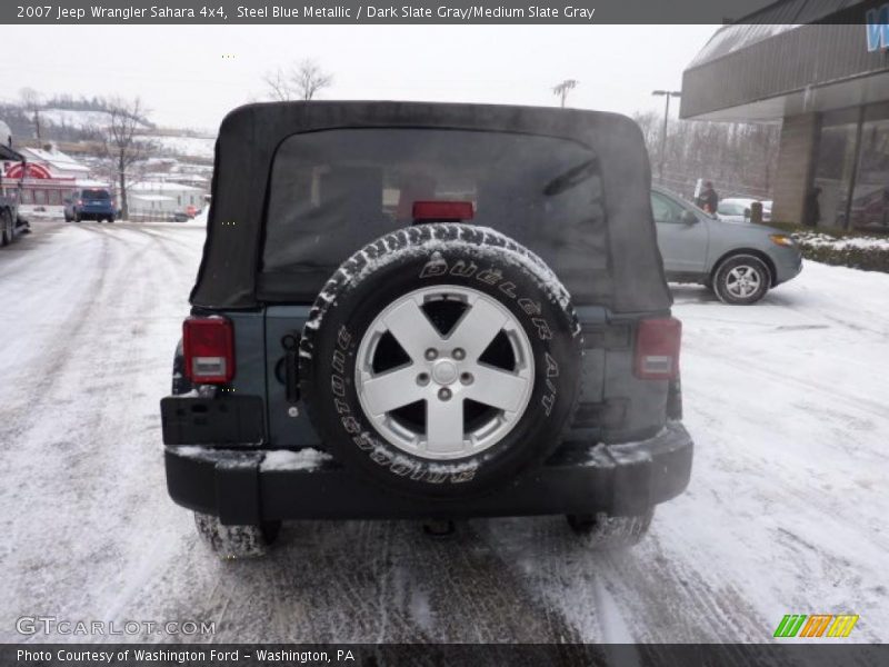 Steel Blue Metallic / Dark Slate Gray/Medium Slate Gray 2007 Jeep Wrangler Sahara 4x4