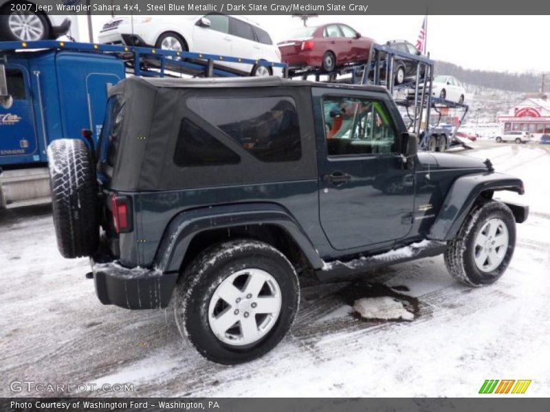 Steel Blue Metallic / Dark Slate Gray/Medium Slate Gray 2007 Jeep Wrangler Sahara 4x4