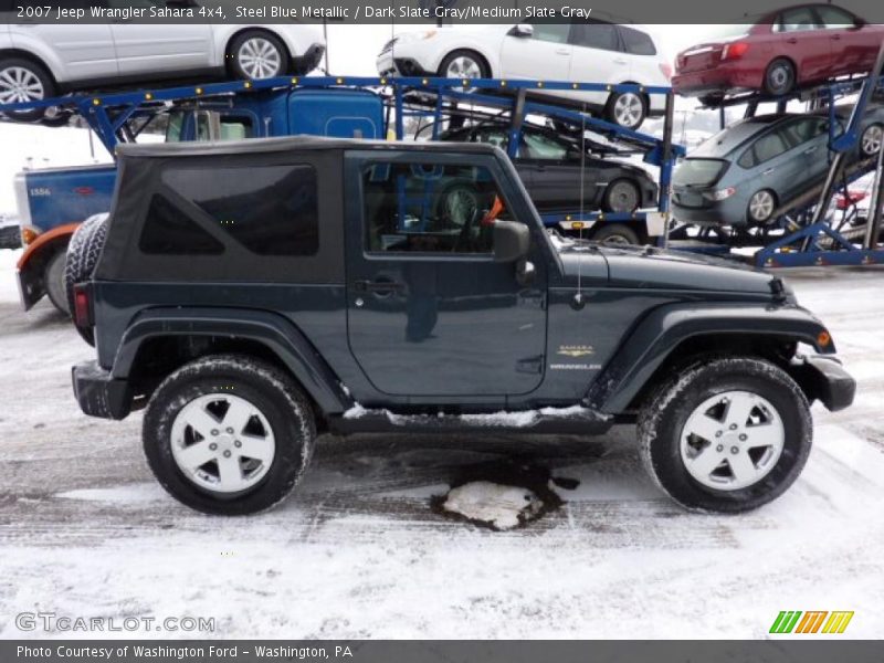 Steel Blue Metallic / Dark Slate Gray/Medium Slate Gray 2007 Jeep Wrangler Sahara 4x4