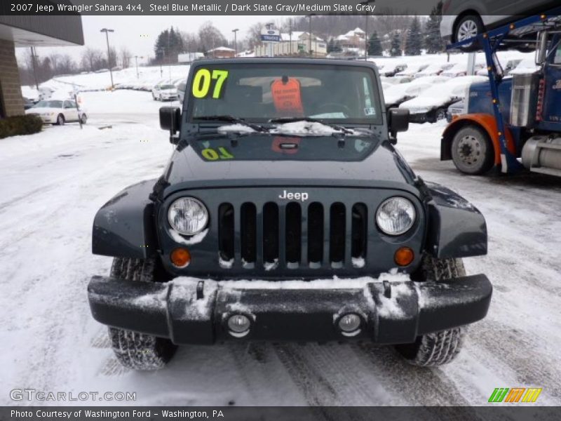 Steel Blue Metallic / Dark Slate Gray/Medium Slate Gray 2007 Jeep Wrangler Sahara 4x4