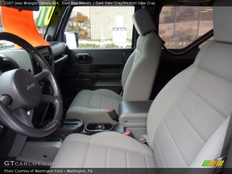 Steel Blue Metallic / Dark Slate Gray/Medium Slate Gray 2007 Jeep Wrangler Sahara 4x4