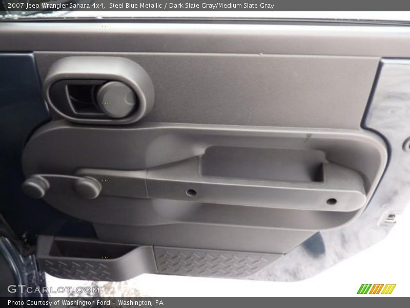 Steel Blue Metallic / Dark Slate Gray/Medium Slate Gray 2007 Jeep Wrangler Sahara 4x4
