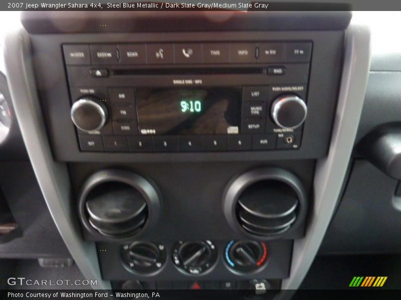 Steel Blue Metallic / Dark Slate Gray/Medium Slate Gray 2007 Jeep Wrangler Sahara 4x4