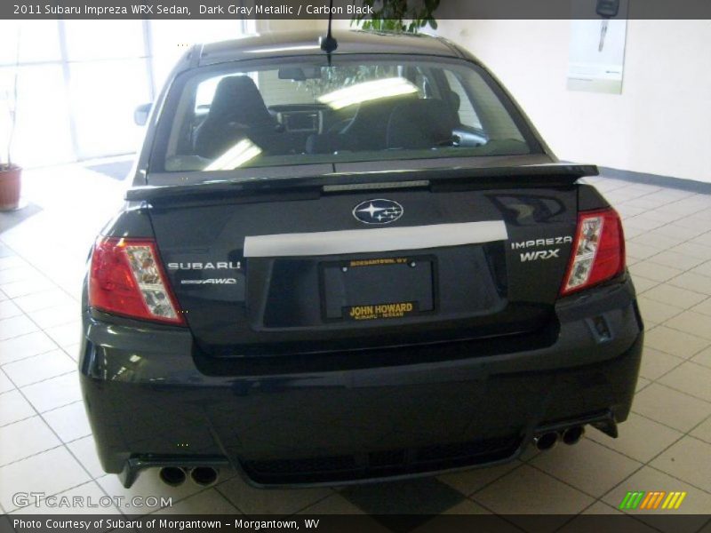 Dark Gray Metallic / Carbon Black 2011 Subaru Impreza WRX Sedan