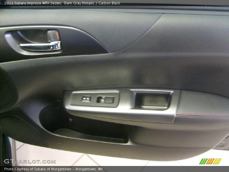 Dark Gray Metallic / Carbon Black 2011 Subaru Impreza WRX Sedan