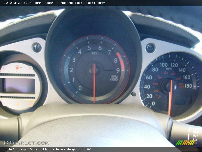 Magnetic Black / Black Leather 2010 Nissan 370Z Touring Roadster