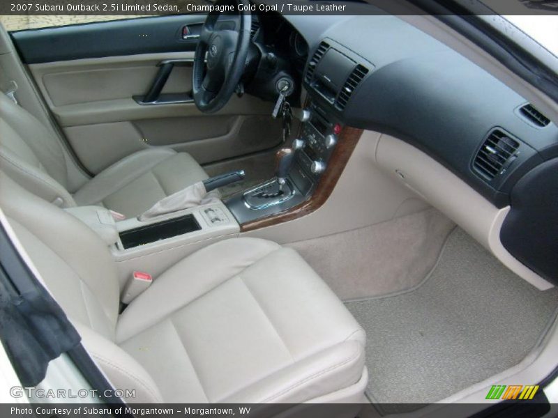  2007 Outback 2.5i Limited Sedan Taupe Leather Interior