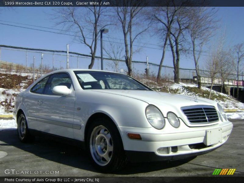 Glacier White / Ash 1999 Mercedes-Benz CLK 320 Coupe