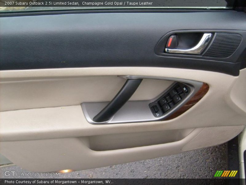 Champagne Gold Opal / Taupe Leather 2007 Subaru Outback 2.5i Limited Sedan
