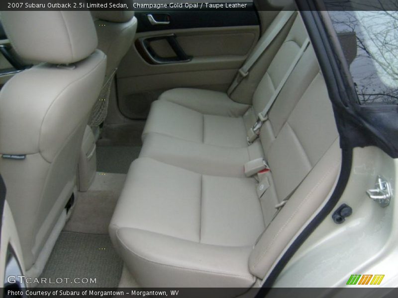 Champagne Gold Opal / Taupe Leather 2007 Subaru Outback 2.5i Limited Sedan