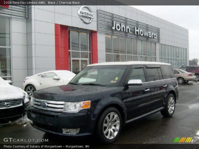 Black / Charcoal Black 2009 Ford Flex Limited AWD