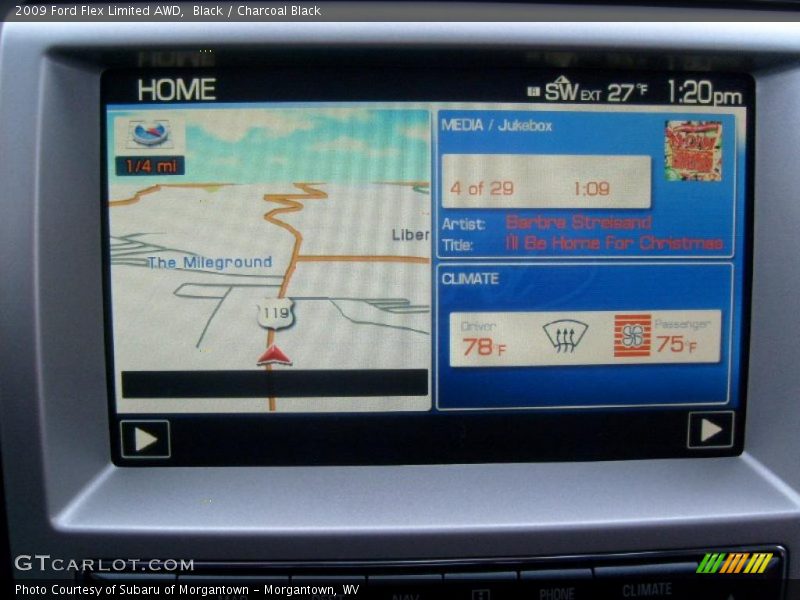 Black / Charcoal Black 2009 Ford Flex Limited AWD