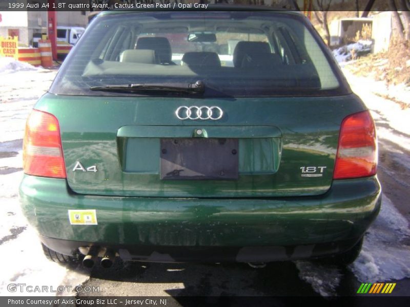 Cactus Green Pearl / Opal Gray 1999 Audi A4 1.8T quattro Avant