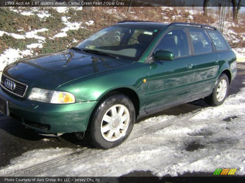 Cactus Green Pearl / Opal Gray 1999 Audi A4 1.8T quattro Avant