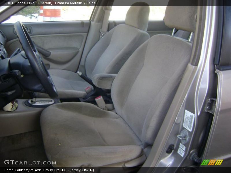  2001 Civic EX Sedan Beige Interior